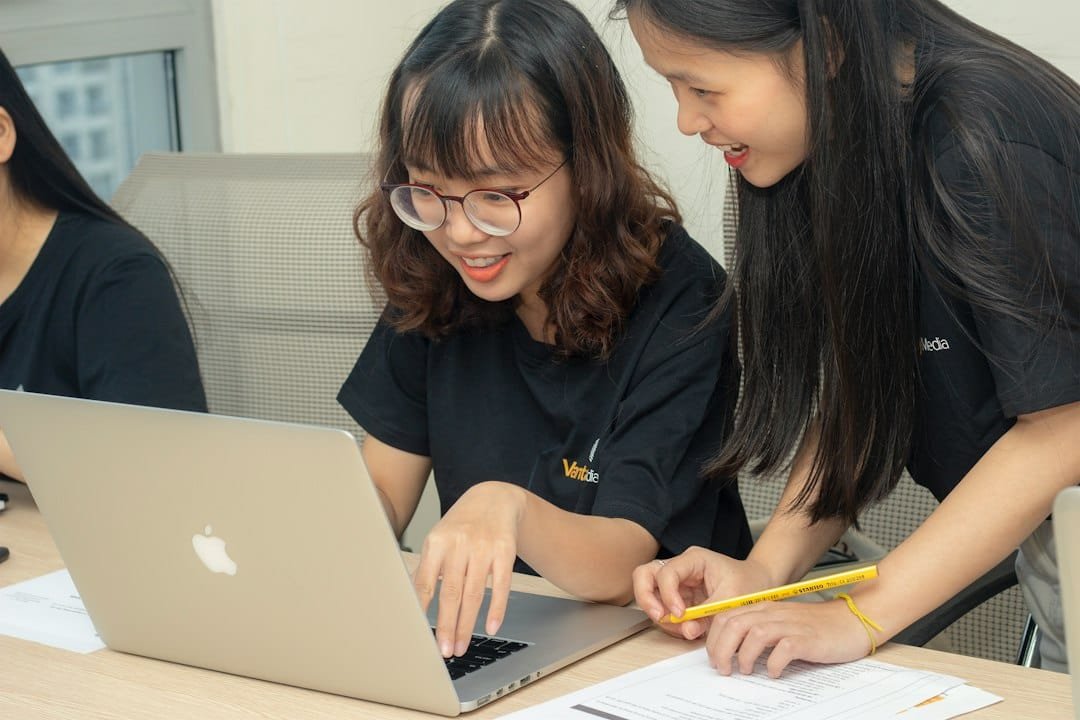 Senior secondary student studying with a tutor